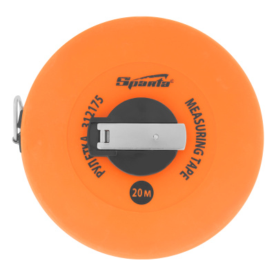 Рулетка геодезическая, 20 м х 12,5 мм, лента ПВХ, закрытый круглый корпус Sparta по ценам производителя в Екатеринбурге с доставкой по всей России