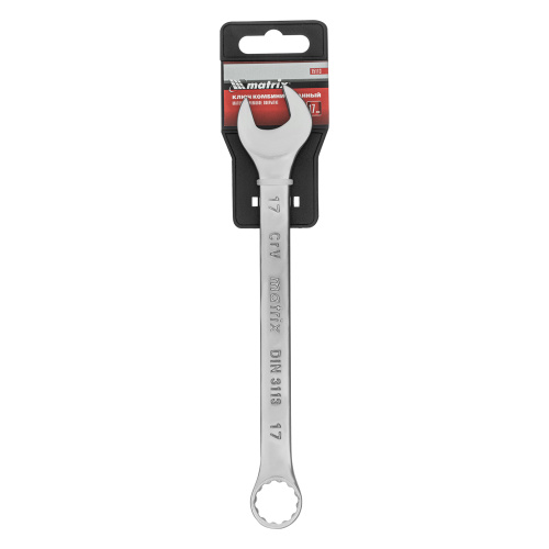 Ключ комбинированный, 17 мм, CrV, матовый хром Matrix по ценам производителя в Екатеринбурге с доставкой по всей России