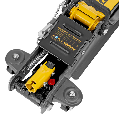 Домкрат гидравлический подкатной с фиксатором, 2,5 т, 85-385 мм Denzel по ценам производителя в Екатеринбурге с доставкой по всей России