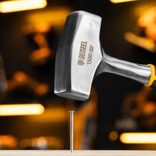 Кувалда 1,5 кг, цельнометаллическая, двухкомпонентная рукоятка Denzel по ценам производителя в Екатеринбурге с доставкой по всей России