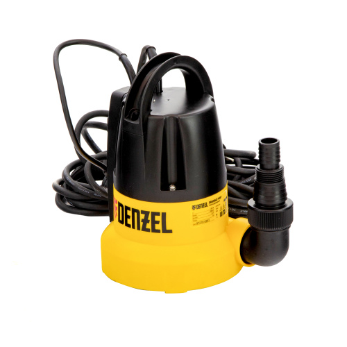 Дренажный насос DP500E, 500 Вт, подъем 7 м, 7000 л/ч Denzel по ценам производителя в Екатеринбурге с доставкой по всей России