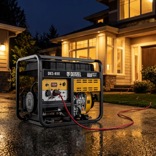 Генератор дизельный DES-85E, 8,5 кВт, 230 В, 16 л, электростартер Denzel по ценам производителя в Екатеринбурге с доставкой по всей России