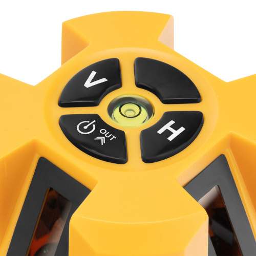 Лазерный уровень LX3, 10 м, ± 0,3 мм/1 м, 635 нм, 4 вертикальных, 1 горизонтальная плоскости, резьба 5/8" Denzel по ценам производителя в Екатеринбурге с доставкой по всей России