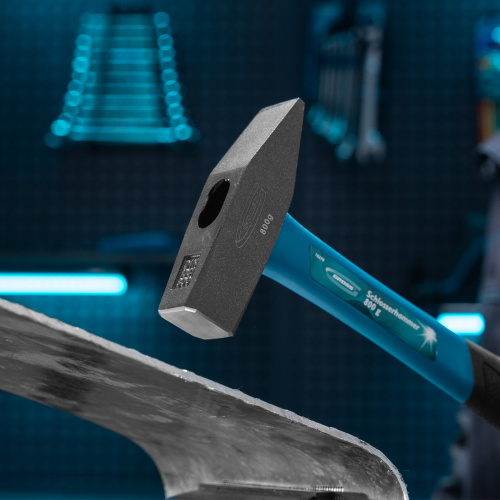 Молоток слесарный, 800 г, квадратный боек, фибергласовая обрезиненная рукоятка Gross по ценам производителя в Екатеринбурге с доставкой по всей России