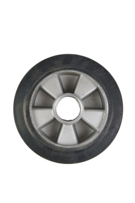 Колесо резиновое 200х50 мм без подшипника для тележек гидравлических BF/WB/RHP по ценам производителя в Екатеринбурге с доставкой по всей России