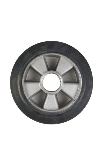 Колесо резиновое 200х50 мм без подшипника для тележек гидравлических BF/WB/RHP по ценам производителя в Екатеринбурге с доставкой по всей России