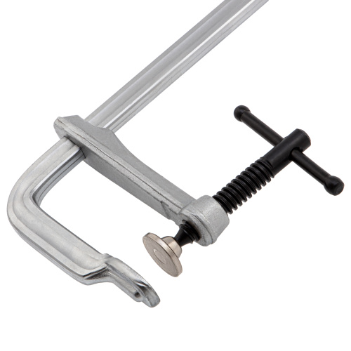 Струбцина F-образная, 120x300мм, кованая Denzel по ценам производителя в Екатеринбурге с доставкой по всей России