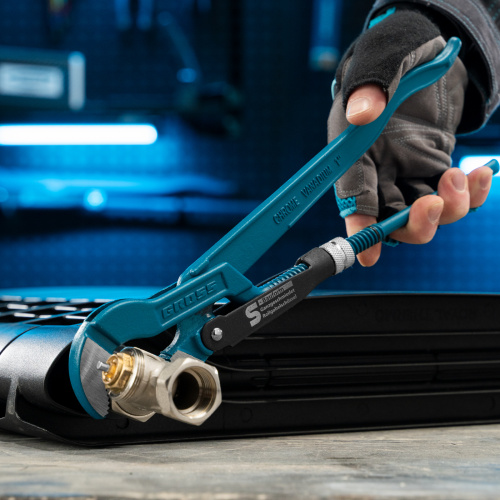 Ключ трубный рычажный 1, №1, цельнокованый, CrV, тип "S" Gross по ценам производителя в Екатеринбурге с доставкой по всей России