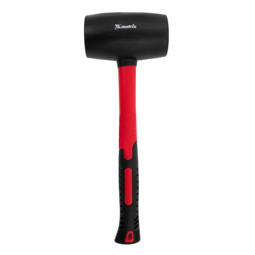 Киянка резиновая, 910 г, черная резина, фибергласовая рукоятка Matrix по ценам производителя в Екатеринбурге с доставкой по всей России