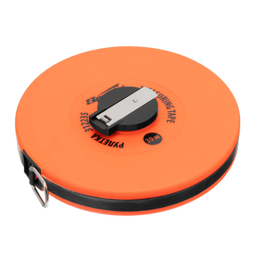 Рулетка геодезическая, 30 м х 12,5 мм, лента ПВХ, закрытый круглый корпус Sparta по ценам производителя в Екатеринбурге с доставкой по всей России