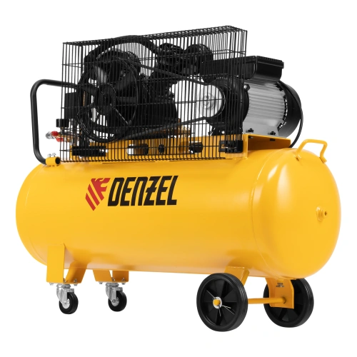 Компрессор воздушный BCV2200/100, ременный привод, 2.2 кВт, 100 литров, 370 л/мин Denzel по ценам производителя в Екатеринбурге с доставкой по всей России