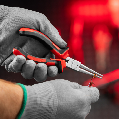 Круглогубцы Nickel, 160 мм, никелированные, двухкомпонентные рукоятки Matrix по ценам производителя в Екатеринбурге с доставкой по всей России