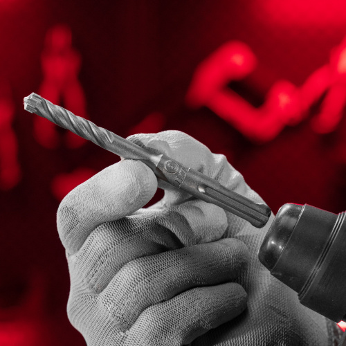 Бур по бетону, 8 x 110 мм, SDS Plus c крестовой пластиной Matrix по ценам производителя в Екатеринбурге с доставкой по всей России