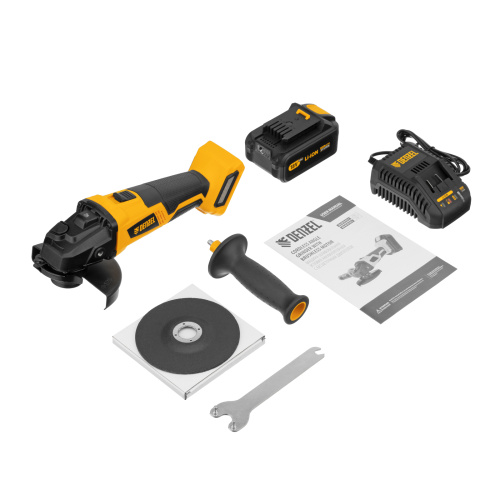 Машина углошлифовальная аккумуляторная бесщет. BLG-IB-18-125-4, Li-ion, 18 В Denzel по ценам производителя в Екатеринбурге с доставкой по всей России