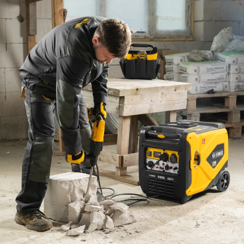 Генератор инверторный GS-5500iSE, 5,5 кВт, 230 В, закрытый корпус,электростартер Denzel по ценам производителя в Екатеринбурге с доставкой по всей России