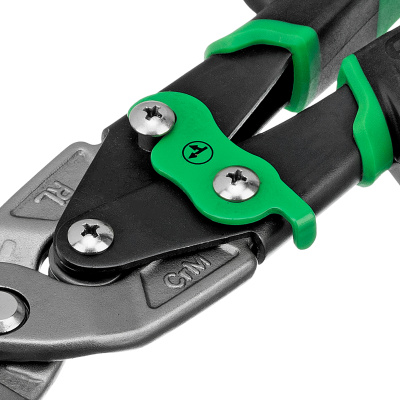 Ножницы по металлу "Piranha", 270 мм, прямой и правый проходной рез, сталь СrMo, двухкомпонентные рукоятки Gross по ценам производителя в Екатеринбурге с доставкой по всей России