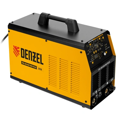 Аппарат инвертор. аргонодуговой сварки ITIG-200 ACDC Mix Pulse, 200 А, ПВ 60% Denzel по ценам производителя в Екатеринбурге с доставкой по всей России