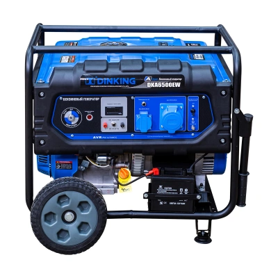 Генератор бензиновый Dinking DKA6500EW (6,5кВт, электростартер, 15лс, колёса) по ценам производителя в Екатеринбурге с доставкой по всей России