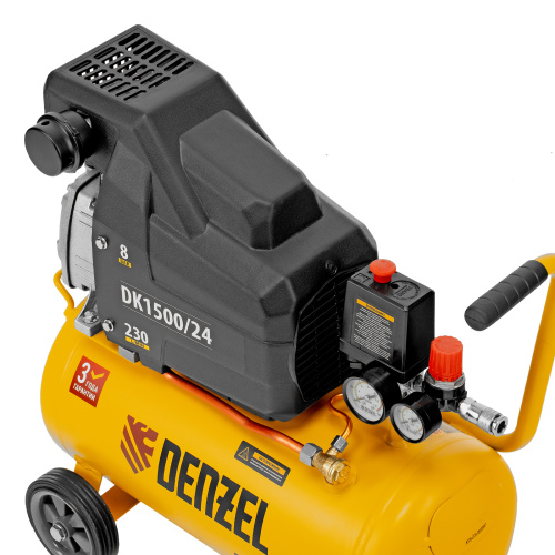 Компрессор воздушный DK1500/24, Х-PRO 1.5 кВт, 230 л/мин, 24 л Denzel по ценам производителя в Екатеринбурге с доставкой по всей России