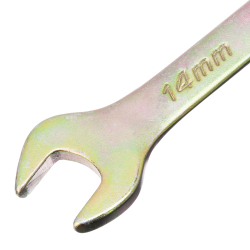 Ключ комбинированный, 14 мм, желтый цинк Сибртех по ценам производителя в Екатеринбурге с доставкой по всей России