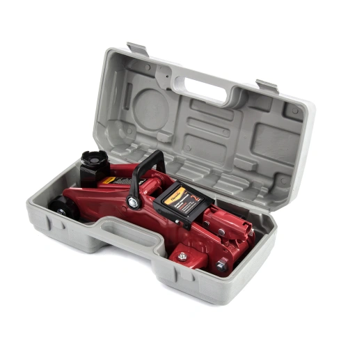 Домкрат гидравлический подкатной, 2 т, h подъема 140-285 мм, в пластиковом кейсе, compact Sparta по ценам производителя в Екатеринбурге с доставкой по всей России