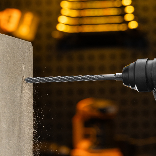 Бур по бетону, цельная крестовая пластина, 10x215 мм, SDS PLUS Denzel по ценам производителя в Екатеринбурге с доставкой по всей России