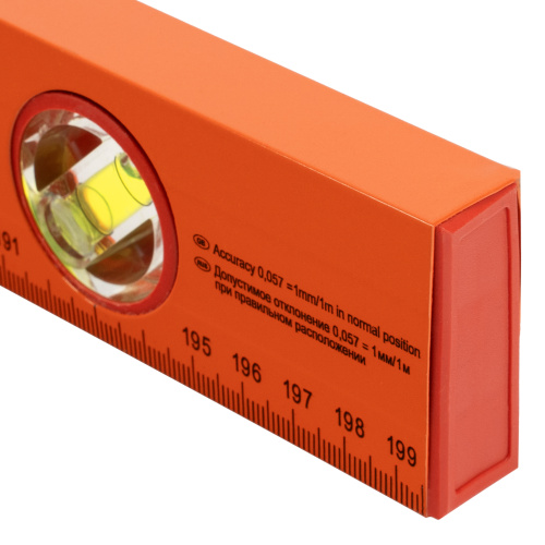 Уровень алюминиевый, 2000 мм, 3 глазка, желтый, линейка Sparta по ценам производителя в Екатеринбурге с доставкой по всей России