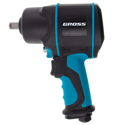 Гайковерт пневматический ударный G1285, 1/2, Twin Hammer, 1220Нм, 6500 об/мин, композитный Gross по ценам производителя в Екатеринбурге с доставкой по всей России