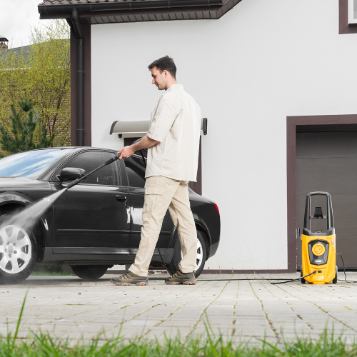 Моечная машина высокого давления R-170, 2000 Вт, 170 бар, 360 л/ч, колесная Denzel по ценам производителя в Екатеринбурге с доставкой по всей России