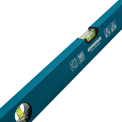 Уровень алюминиевый усиленный, 600 мм, 3 глазка Gross по ценам производителя в Екатеринбурге с доставкой по всей России