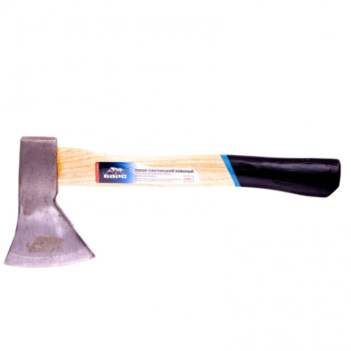 Топор плотницкий, кованый, деревянная рукоятка, 600 г, пескоструйное покрытие полотна Барс по ценам производителя в Екатеринбурге с доставкой по всей России