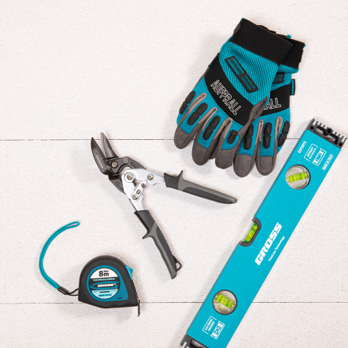 Ножницы по металлу "Piranha", усиленные, 255 мм, прямой и левый рез, сталь СrMo, двухкомпонентные рукоятки Gross по ценам производителя в Екатеринбурге с доставкой по всей России