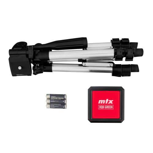 Лазерный уровень XQB GREEN Pro SET, 20 м, зеленый луч, батарейки, штатив MTX по ценам производителя в Екатеринбурге с доставкой по всей России