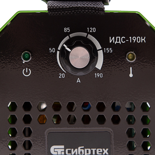 Инверторный аппарат дуговой сварки ИДС-190K, 190 А, ПВ 80%, диаметр электрода 1,6-4 мм Сибртех по ценам производителя в Екатеринбурге с доставкой по всей России