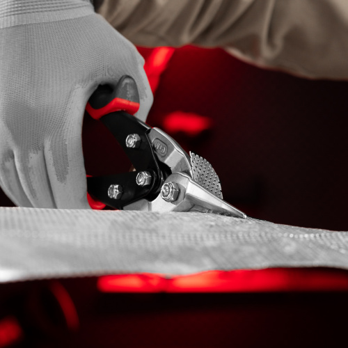 Ножницы по металлу, 250 мм, прямой рез, сталь CRMO, двухкомпонентные рукоятки, PRO Matrix по ценам производителя в Екатеринбурге с доставкой по всей России