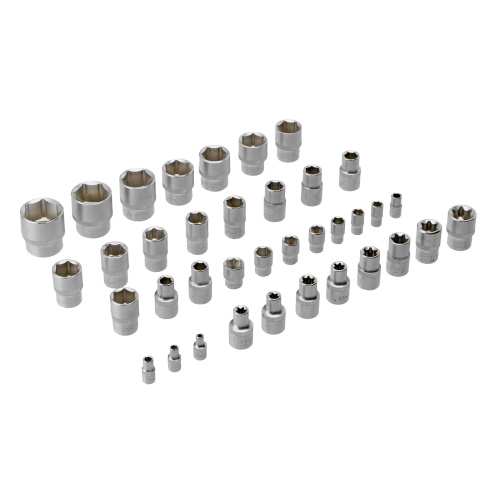 Набор инструментов, 1/2", 1/4", CrV, S2, пластиковый кейс, 122 предмета Denzel по ценам производителя в Екатеринбурге с доставкой по всей России