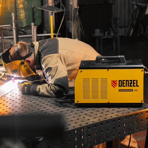 Аппарат инвертор. аргонодуговой сварки ITIG-200 ACDC Mix Pulse, 200 А, ПВ 60% Denzel по ценам производителя в Екатеринбурге с доставкой по всей России