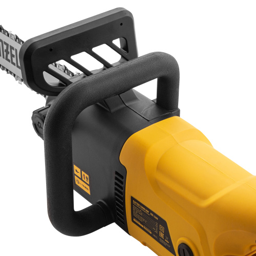 Пила цепная электрическая EDS-2200, 2.2 кВт,продольная, шина 45 см, шаг 3/8, паз 1.3 мм, 62 звена Denzel по ценам производителя в Екатеринбурге с доставкой по всей России