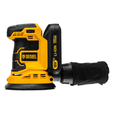 Машина шлифовальная эксцентриковая аккумуляторная COS-125, 18В Li-Ion Denzel по ценам производителя в Екатеринбурге с доставкой по всей России