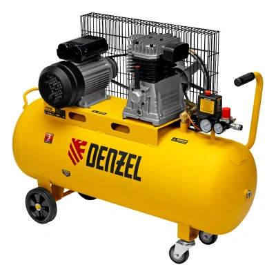 Компрессор воздушный BCI2300/100, ременный привод, 2.3 кВт, 100 литров, 400 л/мин Denzel по ценам производителя в Екатеринбурге с доставкой по всей России