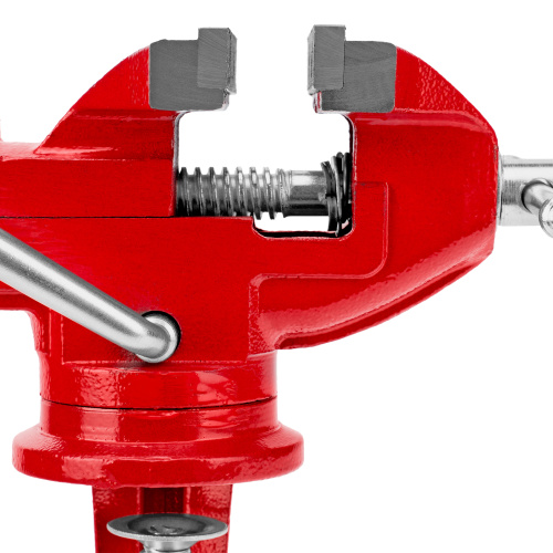 Тиски слесарные, 80 мм, настольные, поворотные, c наковальней MTX по ценам производителя в Екатеринбурге с доставкой по всей России
