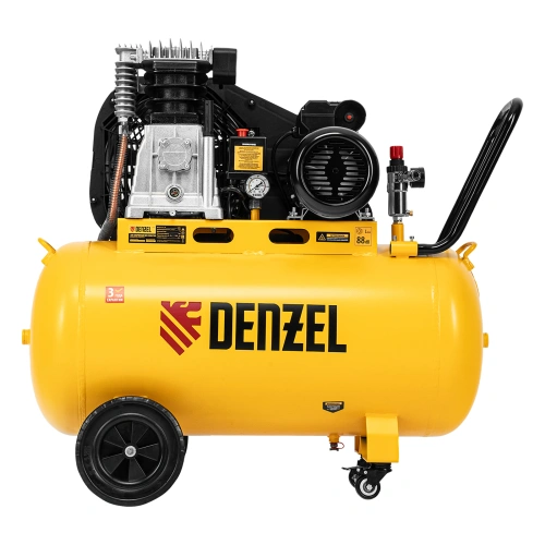 Компрессор воздушный рем. привод BCI 2200/100, 2,2 кВт, 100 литров, 420 л/мин Denzel по ценам производителя в Екатеринбурге с доставкой по всей России