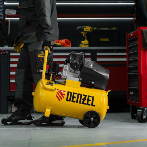 Компрессор воздушный прям. привод DCV1800/50, 1,8 кВт, 50 литров, 320 л/мин Denzel по ценам производителя в Екатеринбурге с доставкой по всей России