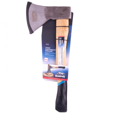 Топор плотницкий, кованый, деревянная рукоятка, 1000 г, пескоструйное покрытие полотна Барс по ценам производителя в Екатеринбурге с доставкой по всей России