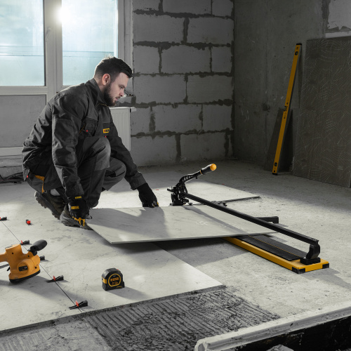 Плиткорез рельсовый 1000х16мм, каретка на подш., стальная станина, усил. рукоятка-пенал Denzel по ценам производителя в Екатеринбурге с доставкой по всей России