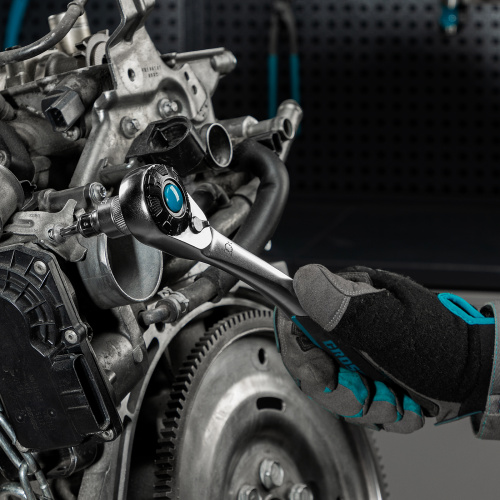 Набор торцевых головок, трещотка 120 зубьев, 1/2", CrV, 36 предметов Gross по ценам производителя в Екатеринбурге с доставкой по всей России