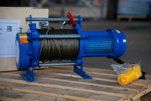 Лебедка электрическая  500 кг 100 м с канатом 220 В TOR KCD по ценам производителя в Екатеринбурге с доставкой по всей России