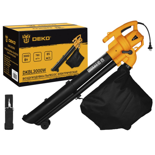 Воздуходувка-пылесос электрическая DEKO DKBL3000W по ценам производителя в Екатеринбурге с доставкой по всей России