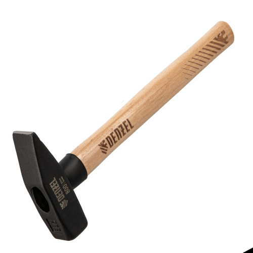 Молоток слесарный, 800 г, кованый квадратный боек, буковая рукоятка Denzel по ценам производителя в Екатеринбурге с доставкой по всей России