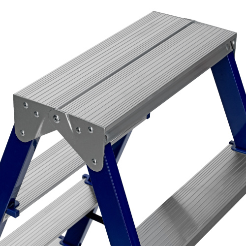 Стремянка двусторонняя 6 ступеней, стальная, Сибртех по ценам производителя в Екатеринбурге с доставкой по всей России